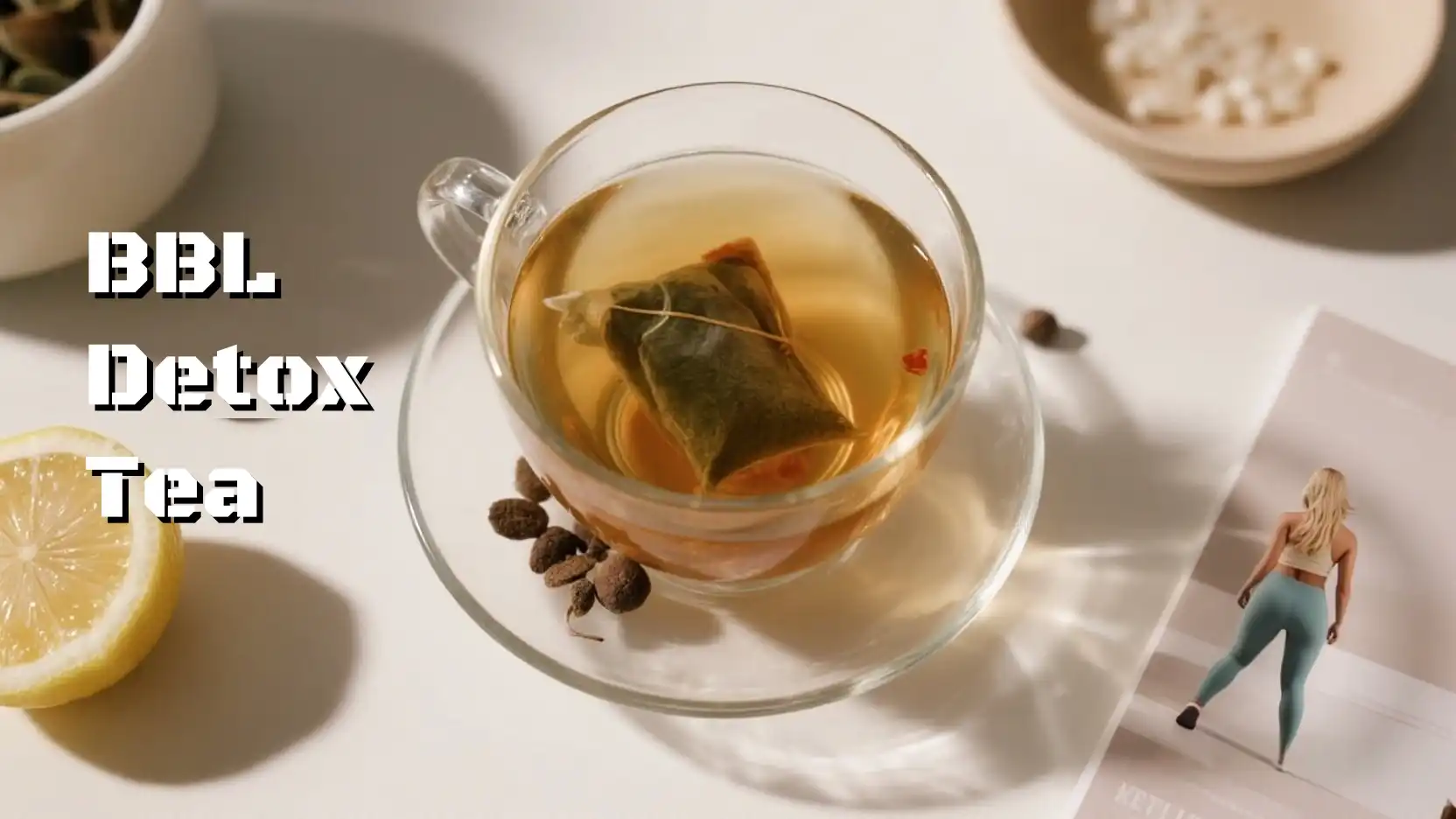 What is the mechanism behind BBL Detox Tea's butt-lifting claims?